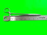 Miltex Surgical 28-196 Pile Clamp, Curved Jaws 22.5 cm