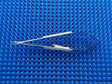 Pilling 424180 Barraquer Needle Holder, Delicate, Curved, w/ Lock, Smooth